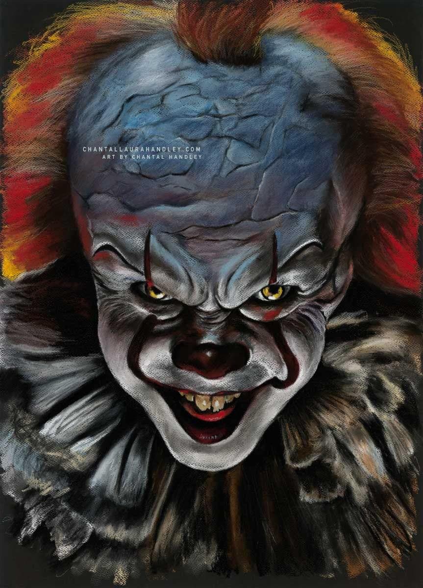 PRINT: IT Pennywise Drawing 